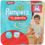 PAMPERS PANTS XL(12-17 kg) 26 PANTS